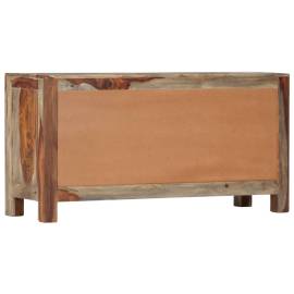 Servantă, gri, 100x30x50 cm, lemn masiv de sheesham, 7 image