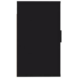 Dulap tv montat pe perete, negru, 40x34,5x60 cm, 6 image