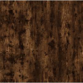 Măsuță cafea, stejar fumuriu 80x50x45 cm lemn prelucrat și fier, 7 image