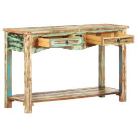 Masă consolă, 120 x 40 x 75 cm, lemn masiv reciclat, 3 image