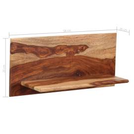 Rafturi de perete, 2 buc., 58x26x20 cm, lemn masiv de sheesham, 7 image