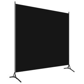 Separator de cameră, negru, 175x180 cm, textil, 2 image