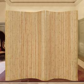 Paravan de cameră, natural, 250 x 165 cm, bambus, 5 image