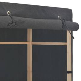 Șifonier, gri, 79 x 40 x 170 cm, material textil, 5 image