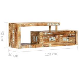 Comodă tv, 120 x 30 x 40 cm, lemn masiv reciclat, 10 image