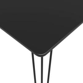 Masă de bar, negru, 120 x 60 x 105 cm, 4 image