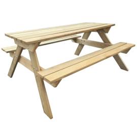 Masă de picnic, 150 x 135 x 71,5 cm, lemn