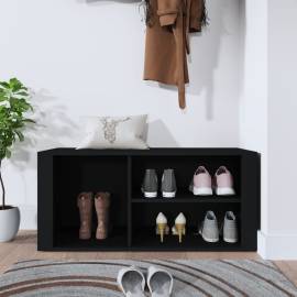 Pantofar, negru, 100x35x45 cm, lemn compozit, 3 image