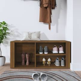 Pantofar, stejar maro, 100x35x45 cm, lemn compozit, 3 image