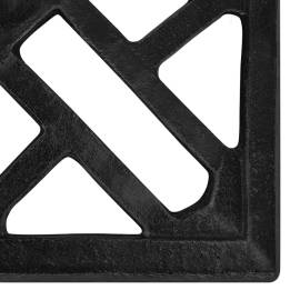 Bază de umbrelă, negru, 44x44x31, fontă, 4 image