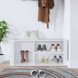 Pantofar, alb, 100x35x45 cm, lemn compozit, 3 image
