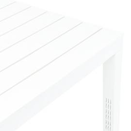 Masă de grădină, alb, 78 x 78 x 72 cm, plastic, 4 image