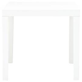 Masă de grădină, alb, 78 x 78 x 72 cm, plastic, 2 image