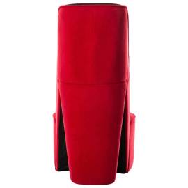 Scaun în formă de pantof cu toc, roșu, catifea, 5 image