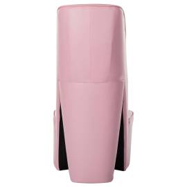 Scaun, design toc înalt, roz, piele ecologică, 5 image