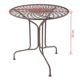 Esschert design masă, metal, stil vechi englezesc, mf007, 4 image