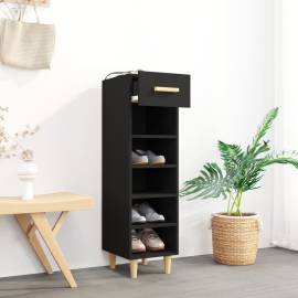 Pantofar, negru, 30x35x105 cm, lemn compozit, 8 image