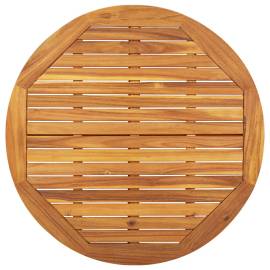 Masă de grădină, 85 x 85 x 75 cm, lemn masiv de acacia, 4 image