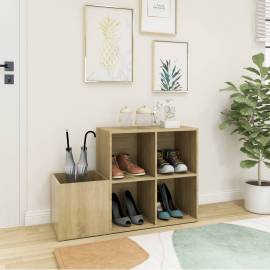 Pantofar de hol, stejar sonoma, 105x35,5x70 cm, pal, 3 image