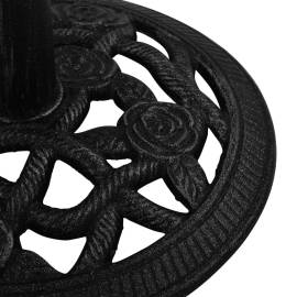 Suport de umbrelă, negru, 40x40x32 cm, fontă, 6 image