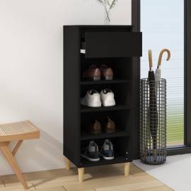 Pantofar, negru, 40x36x105 cm, lemn compozit, 6 image