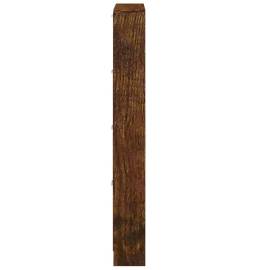 Pantofar, stejar fumuriu, 59x17x150 cm, lemn compozit, 7 image