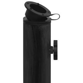 Bază de umbrelă, negru, 44x44x31, fontă, 6 image