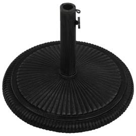Bază de umbrelă, negru, 45x45x30, fontă, 3 image