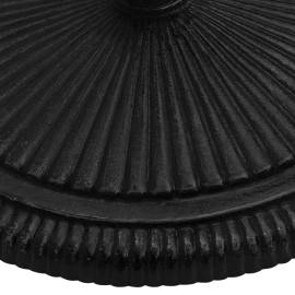 Bază de umbrelă, negru, 45x45x30, fontă, 4 image
