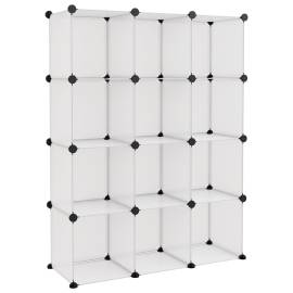 Organizator cub de depozitare, 12 cuburi, transparent, pp, 2 image