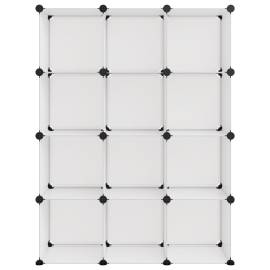 Organizator cub de depozitare, 12 cuburi, transparent, pp, 3 image
