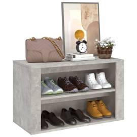 Pantofar, gri beton, 75x35x45 cm, lemn compozit, 4 image