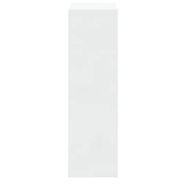 Pantofar, alb extralucios, 63x24x81 cm, lemn compozit, 5 image