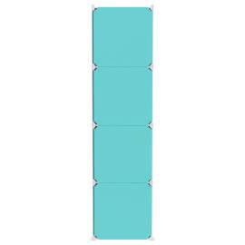 Dulap de depozitare cub pentru copii, 12 cuburi, verde, pp, 4 image