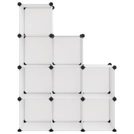 Organizator cub de depozitare, 9 cuburi, transparent, pp, 3 image
