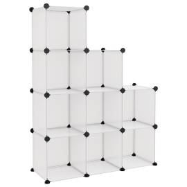 Organizator cub de depozitare, 9 cuburi, transparent, pp, 2 image