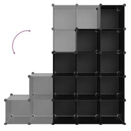 Organizator cub de depozitare, 15 cuburi, negru, pp, 6 image