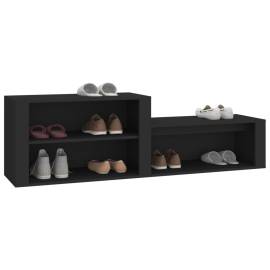 Pantofar, negru, 150x35x45 cm, lemn prelucrat, 4 image