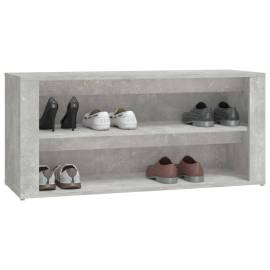 Pantofar, gri beton, 100x35x45 cm, lemn compozit, 4 image