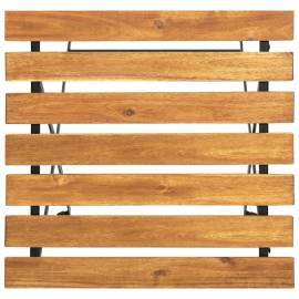 Masă de bistro, 55 x 54 x 71 cm, lemn masiv de acacia, 5 image