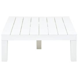 Masă de grădină, alb, 78 x 78 x 31 cm, plastic, 3 image