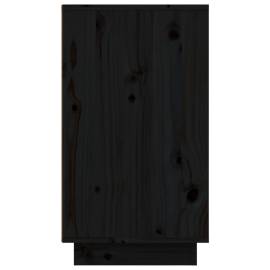 Pantofar, negru, 110x34x61 cm, lemn masiv de pin, 8 image