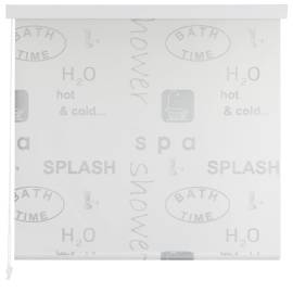 Roletă perdea de duș 160x240 cm imprimeu splash, 2 image