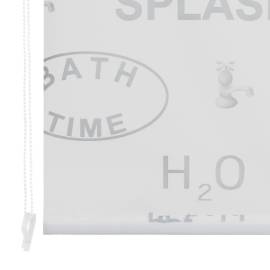 Roletă perdea de duș 160x240 cm imprimeu splash, 5 image