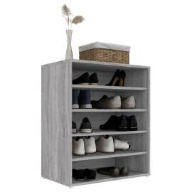 Pantofar, gri sonoma, 60x35x70 cm, lemn compozit, 4 image