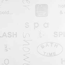 Roletă perdea de duș 80x240 cm imprimeu splash, 6 image