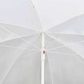 Pat de grădină cu umbrelă de soare, maro, poliratan, 7 image