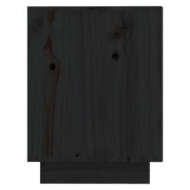 Pantofar, negru, 110x34x45 cm, lemn masiv de pin, 6 image