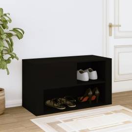 Pantofar, negru, 80x35x45 cm, lemn compozit, 3 image