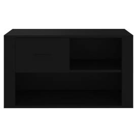 Pantofar, negru, 80x35x45 cm, lemn compozit, 5 image